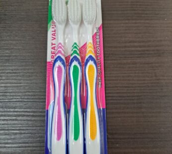 Pro Oral toothbrush Pk of 3 – soft