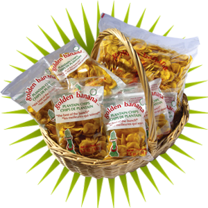 Golden Banana Plantain Chips
